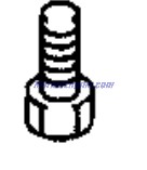 Evinrude Johnson OMC 5031816 - Bolt, 6X30