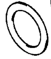 Evinrude Johnson OMC 5031849 - Washer, 25X40X1.3