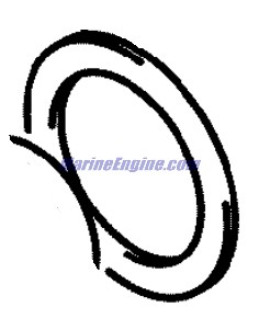 Evinrude Johnson OMC 5031873 - Shim, 30X40X0.5
