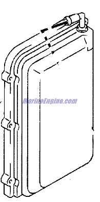 Evinrude Johnson OMC 5031917 - Cylinder Head Cover Assembly