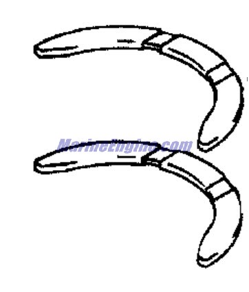 Evinrude Johnson OMC 5031936 - Metal Set, Crnk Tst