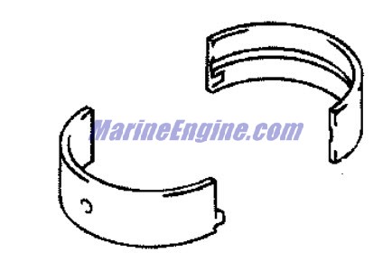 Evinrude Johnson OMC 5031937 - CrankShaft Bearing Green