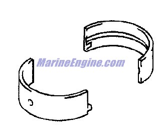 Evinrude Johnson OMC 5031940 - CrankShaft Bearing Yellow