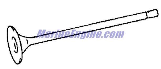 Evinrude Johnson OMC 5031956 - Exhaust Valve