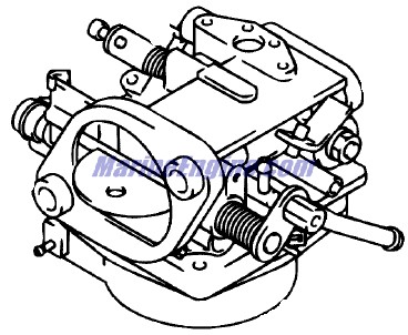 Evinrude Johnson OMC 5031964 - Carburetor, Upper (25)