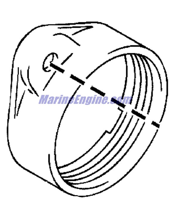 Evinrude Johnson OMC 5031971 - Flame Arrestor Holder