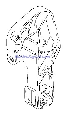 Evinrude Johnson OMC 5032049 - Bracket, Clamp - Starboard.