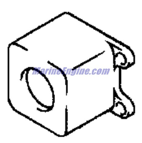 Evinrude Johnson OMC 5032085 - Upper Mount Cover- Stbd