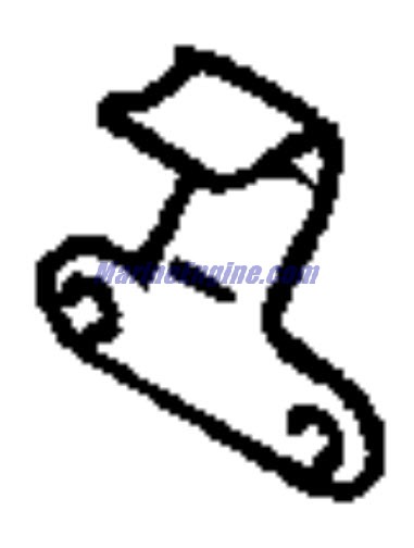 Evinrude Johnson OMC 5032118 - Hook, Motor Cover - Lower
