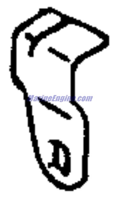 Evinrude Johnson OMC 5032125 - Hook, Motor Cover