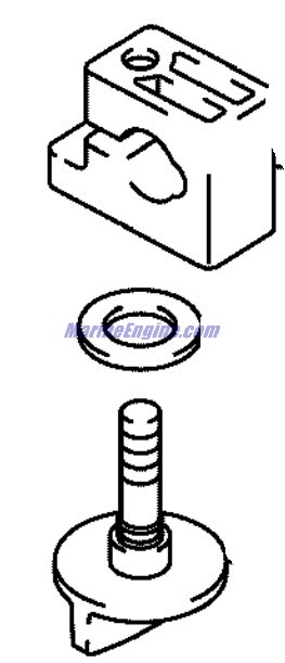 Evinrude Johnson OMC 5032146 - Adj, Handle Grip