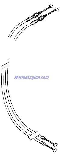 Evinrude Johnson OMC 5032147 - Throttle Cable