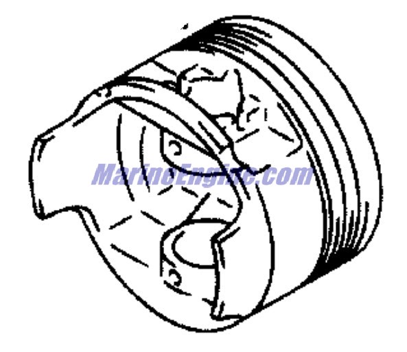 Evinrude Johnson OMC 5032163 - Piston Set, OS:0.50