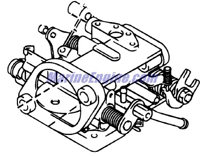 Evinrude Johnson OMC 5032203 - Carburetor, Lower (30)