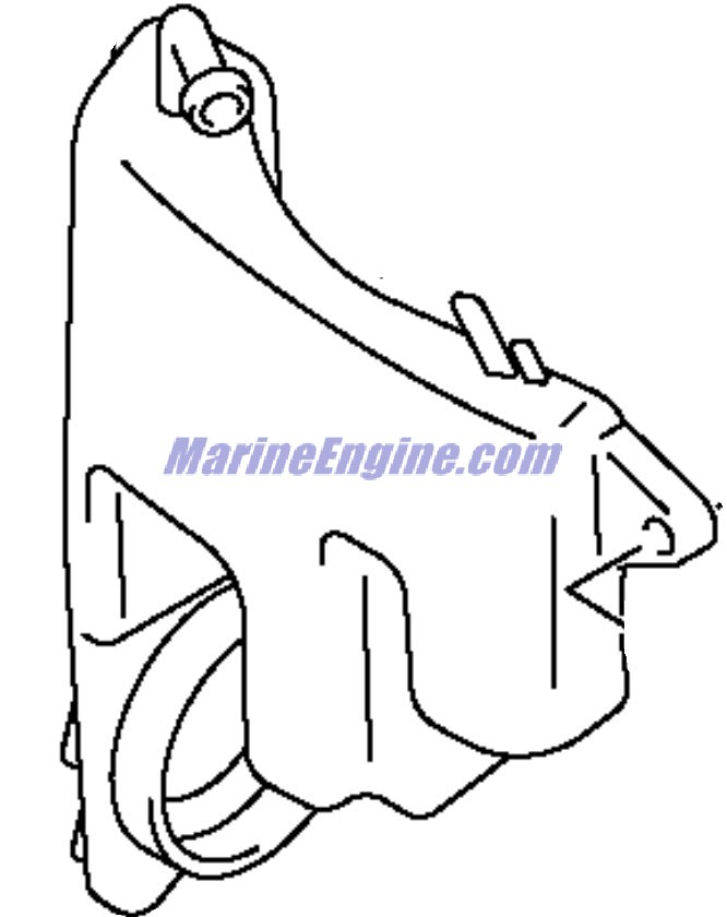 Evinrude Johnson OMC 5032216 - Silencer Cover