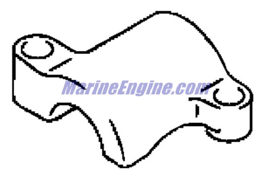 Evinrude Johnson OMC 5032228 - Upper Mount Cover Stbd