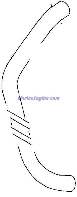 Evinrude Johnson OMC 5032241 - Water Return Hose