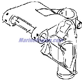 Evinrude Johnson OMC 5032243 - Swivel Bracket