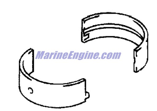 Evinrude Johnson OMC 5032317 - CrankShaft Bearing US:0.50