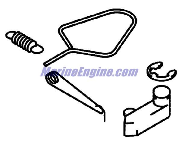 Evinrude Johnson OMC 5032327 - Ratchet Set, Start