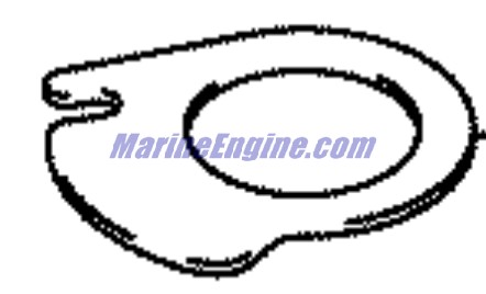 Evinrude Johnson OMC 5032352 - Plate, Steer - Upper