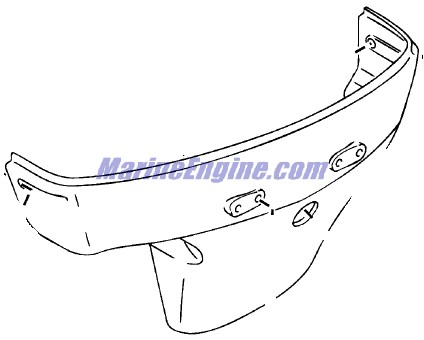 Evinrude Johnson OMC 5032370 - Lower Motor Cover - Port