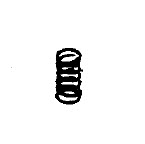 Evinrude Johnson OMC 5032384 - Throttle Screw Spring