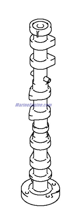 Evinrude Johnson OMC 5032431 - Intake CamShaft-40