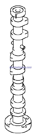 Evinrude Johnson OMC 5032432 - Intake CamShaft-50