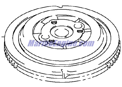 Evinrude Johnson OMC 5032449 - Flywheel Assembly, Magnto