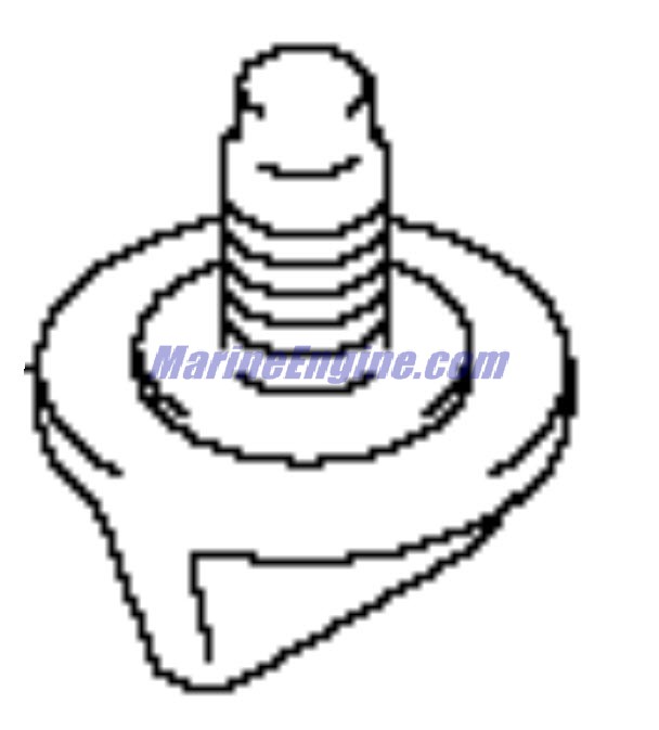 Evinrude Johnson OMC 5032475 - Throttle Adjustment Knob