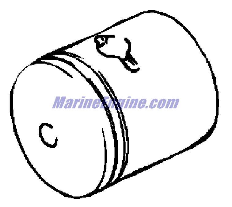 Evinrude Johnson OMC 5032488 - Piston Comp