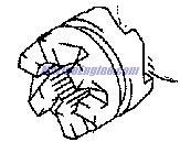 Evinrude Johnson OMC 5032583 - Shifter Clutch Dog