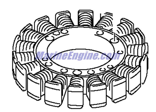 Evinrude Johnson OMC 5032611 - Battery Charging Coil, Stator