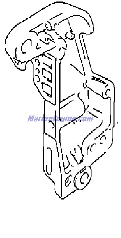 Evinrude Johnson OMC 5032631 - Bracket, Clamp, Stbd