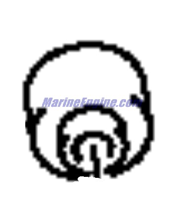 Evinrude Johnson OMC 5032692 - Insulator, Del Pipe