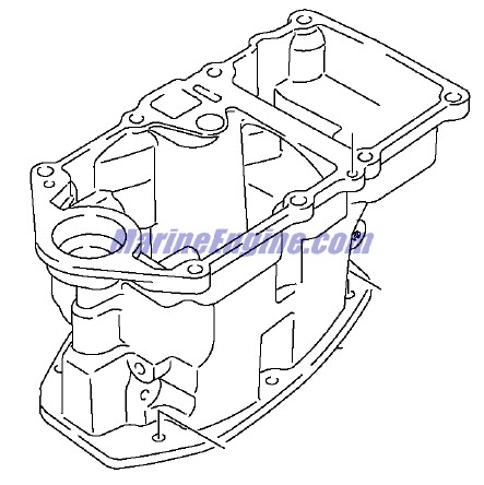 Evinrude Johnson OMC 5032717 - Oil Pan Assembly