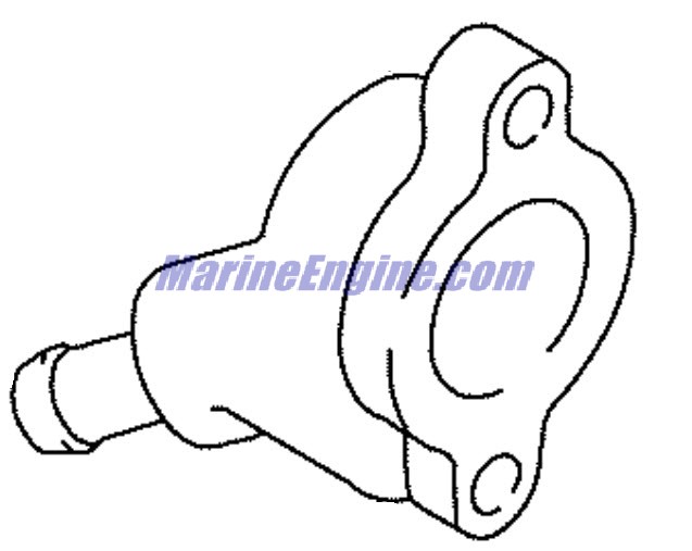 Evinrude Johnson OMC 5032722 - Thermostat Cover