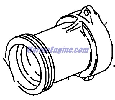 Evinrude Johnson OMC 5032743 - Prop Shaft Housing