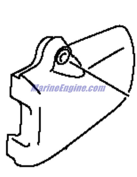 Evinrude Johnson OMC 5032799 - Lower Mount Cover