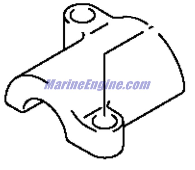 Evinrude Johnson OMC 5032839 - Upper Mount Cover