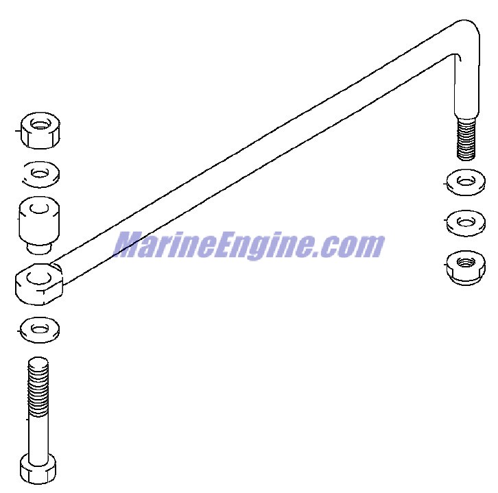Evinrude Johnson OMC 5032844 - Drag Link Assembly