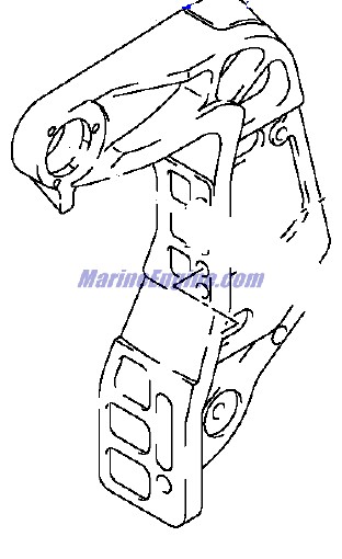 Evinrude Johnson OMC 5032857 - Port Clamp Bracket