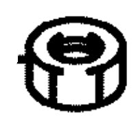 Evinrude Johnson OMC 5032877 - Pinion Nut 14MM