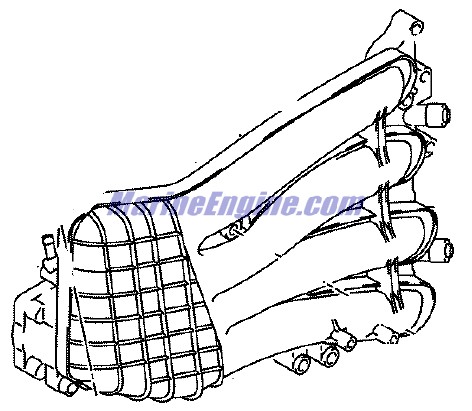 Evinrude Johnson OMC 5032896 - Manifold Assembly