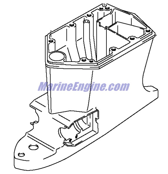 Evinrude Johnson OMC 5032924 - Drive Shaft Housing