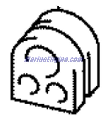 Evinrude Johnson OMC 5032936 - Grommet, Wire Hrns