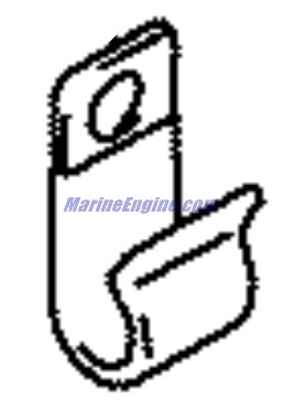 Evinrude Johnson OMC 5033031 - Clamp, L:29.5