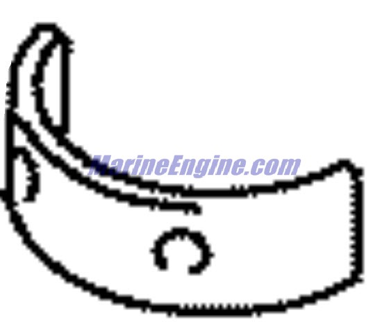Evinrude Johnson OMC 5033059 - CrankShaft Bearing Green