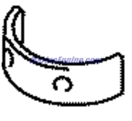 Evinrude Johnson OMC 5033062 - CrankShaft Bearing Yellow